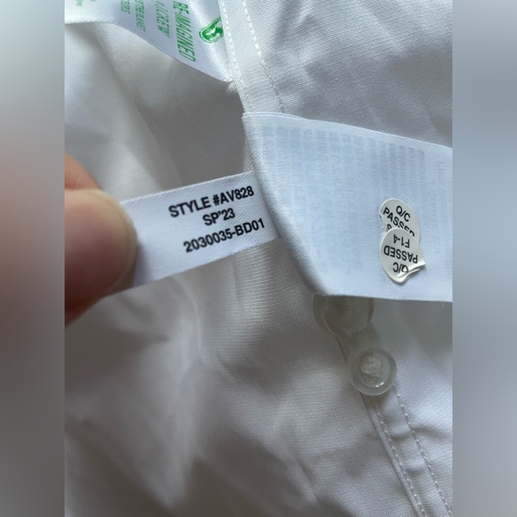 New J.Crew Men Classic Black Label Button Up Shirt Size Medium Long Sleeve White - Picture 12 of 12